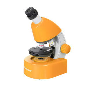 Discovery Micro 79051 - Микроскоп в оранжев цвят с книга